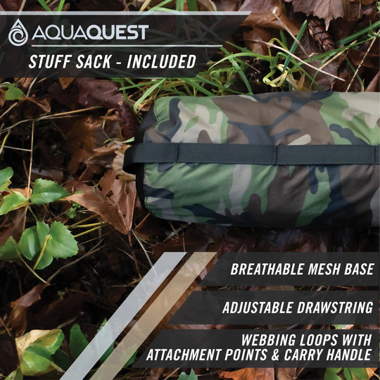 Safari Lightweight Tarp Camping Tarp   AquaQuest Waterproof