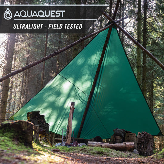 Guide Ultralight Tarp Camping Tarp   AquaQuest Waterproof